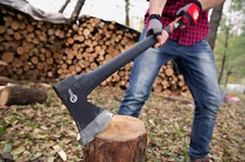 36 Inch Chopping Axe, Heavy Duty Wood Cutting & Felling Axe for Firewood