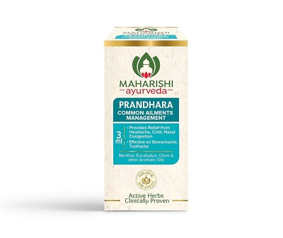 Holistic healing 2 x Maharishi Ayurveda Prandhara Oil- 3ml each
