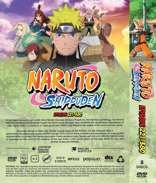 Anime DVD Naruto Shippuden Episode 1-500 Complete English Dubbed All Region