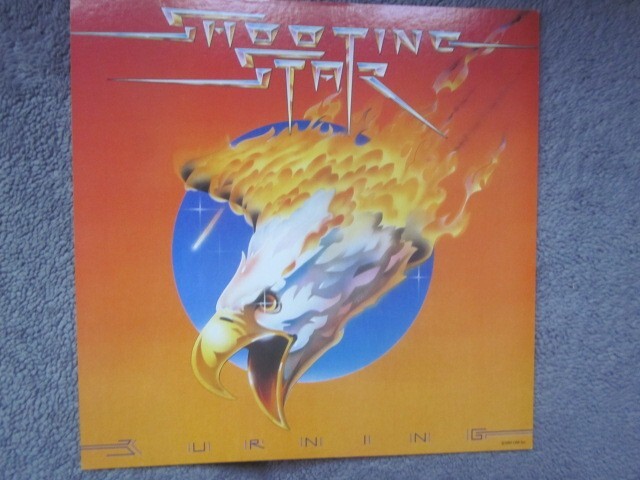 Shooting Star 1983 Burning 12x12 Promo Cover Flat Poster West McLain Verlin