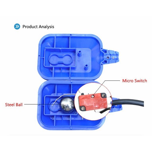 3M Tank Water Level Controller Float Switch Automatic Water Pump ...