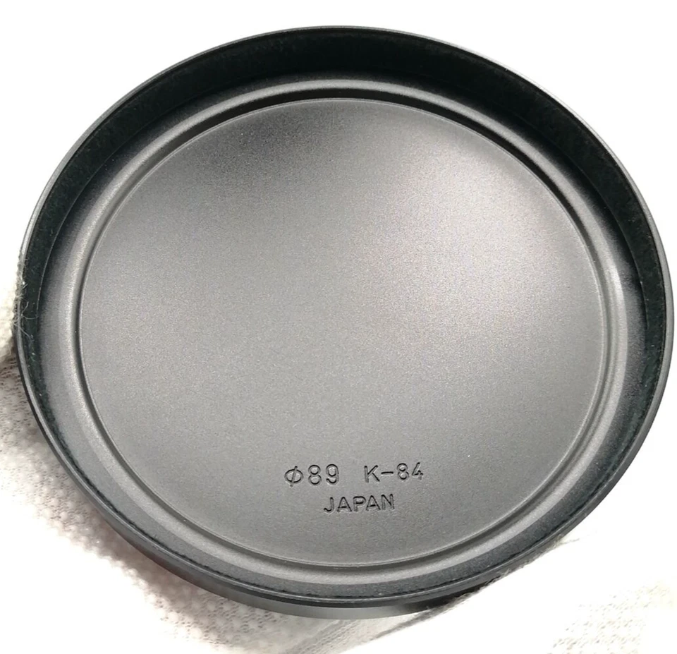 🎦VIDEO👀✨Unused✨ Contax Metal Lens Cap Black 89mm K-84 From JAPAN - Image 4 of 4