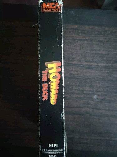 Howard the Duck VHS 1986 MCA Universal Studio George Lucas Ex Blockbuster Rental - Picture 4 of 7