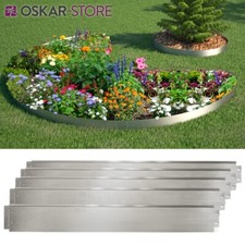 Elemento della bordura da giardino bordi per prato 5m 100 x 18 cm Oskar-Store