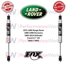Fox 2.0 Front Shock Pair For 71-14 Range Rover / Discovery / Defender | 0-1" 4WD