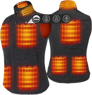 ARRIS Womens Heated Vest W/ 7.4V Battery Size Adjustable Electric Heat Warm Coat