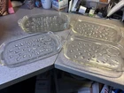 6 Vintage Hazel Atlas Informal (Teardrop) Snack Plates- NO CUPS
