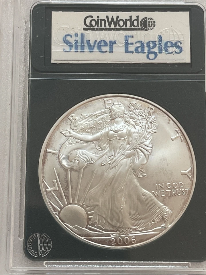 Juego de 2 lingotes American Eagle (1986 y 2006) Foto 2 de 2