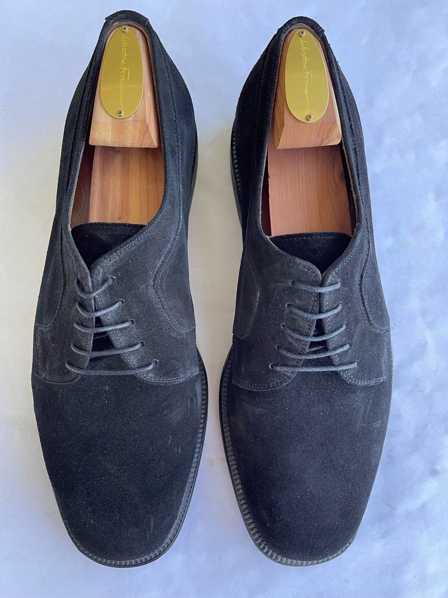Salvatore Ferragamo Black Suede Mens Shoes Size 11 EE | eBay Salvatore Ferragamo Black Suede Mens Shoes Size 11 EE | eBay