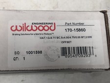 Wilwood 170-15860 Brake Rotor Hat Big Brake Gt Series Aluminum Black