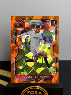2020 Panini Chronicles Youssef En-Nesyri Crack Ice RC /23 Prizm Sevilla Morocco