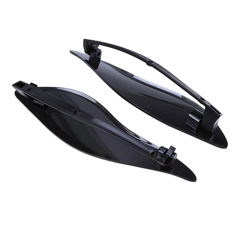 Deflector de aire de motocicleta alas laterales carenado de viento apto para Harley Electra Glide Foto 2 de 4