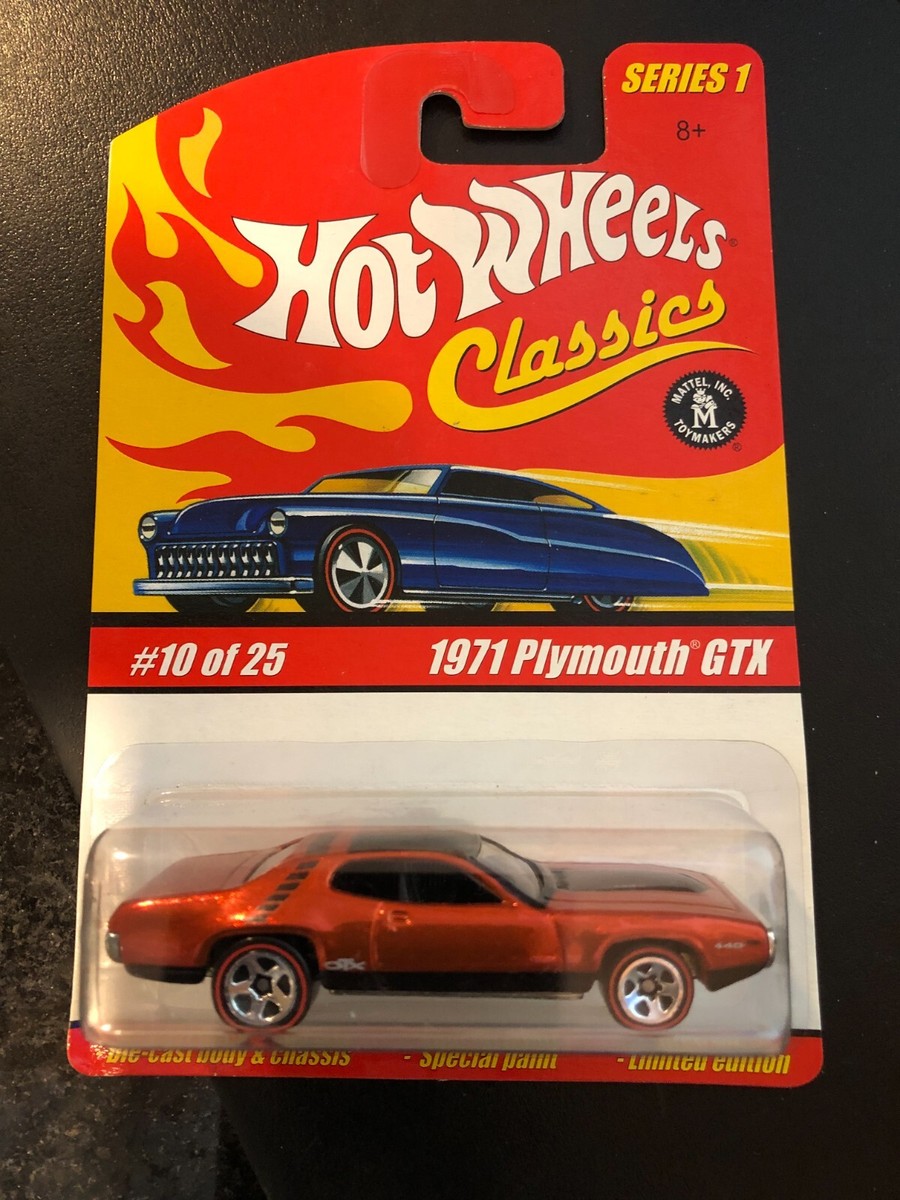 Hot Wheels ’71プリムスGTX ビンテージレーシング　R.ペティ Amazon.com: 1971 Plymouth GTX Hot Wheels Classics Series 1