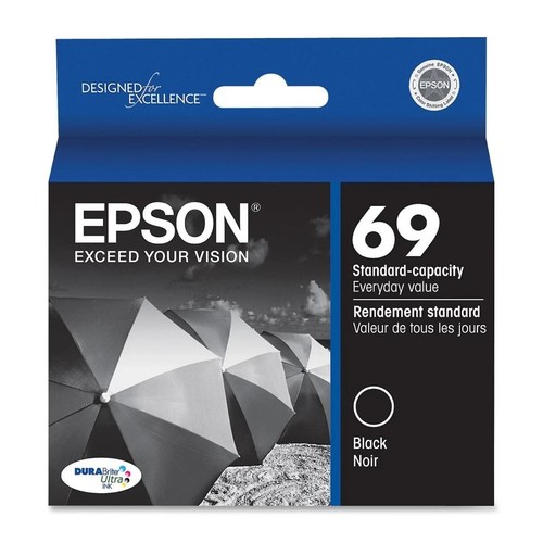 3er Pack Epson 69 T0691 Tintenpatrone Schwarz für Stylus NX105 NX110 NX115 NX215
