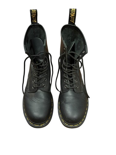 Dr. Martens Air Wair Unisex Smooth Leather Lace Up Boots Mens 7 Womens 8 UK 6
