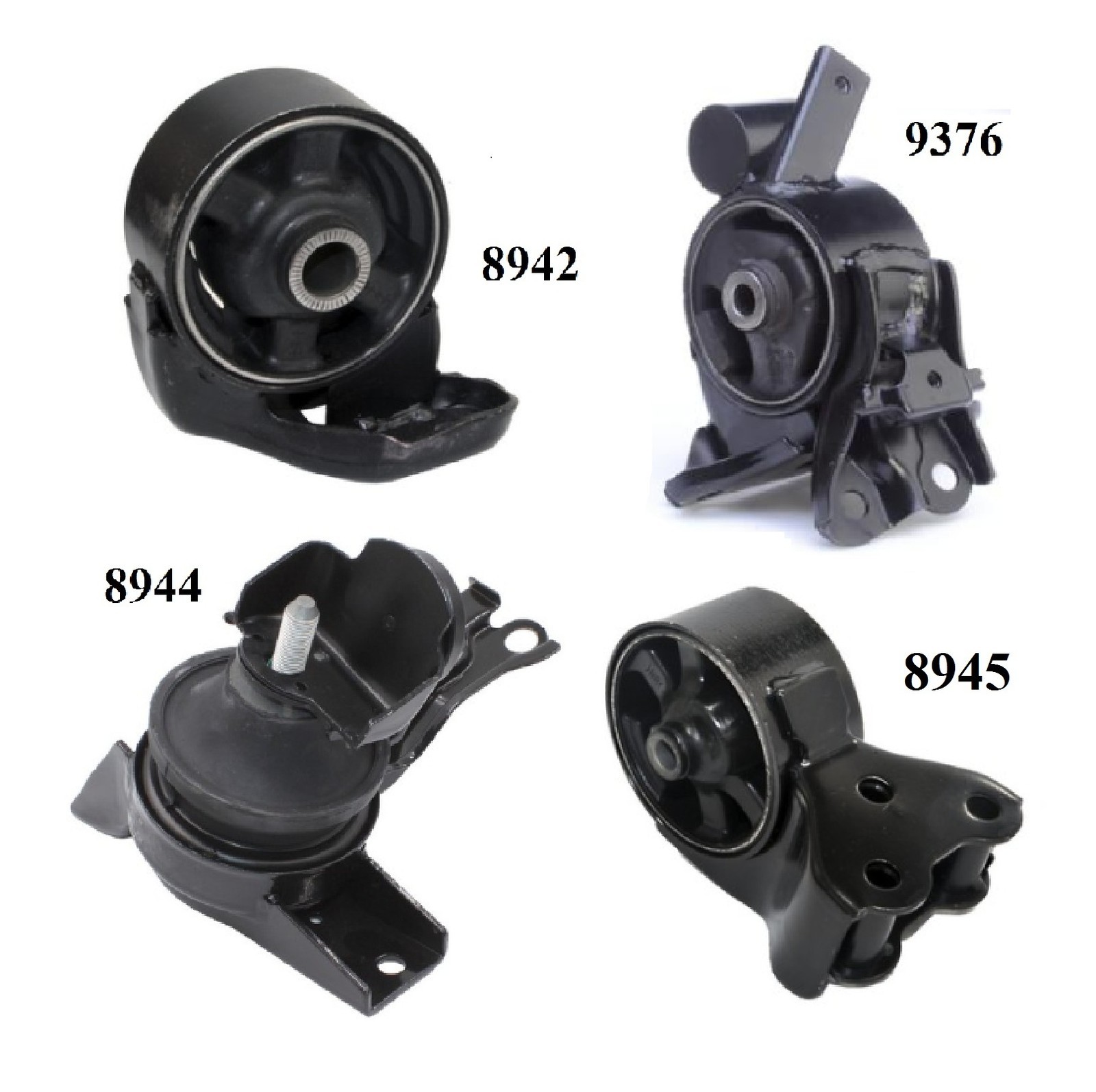 4 PCS MOTOR & TRANS MOUNT FIT 2003-2008 Hyundai Tiburon 2.0L for Auto Trans