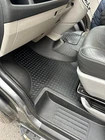 FITS VW TRANSPORTER T6 WALKTHROUGH TAILORED BLACK RUBBER FRONT FLOOR MAT