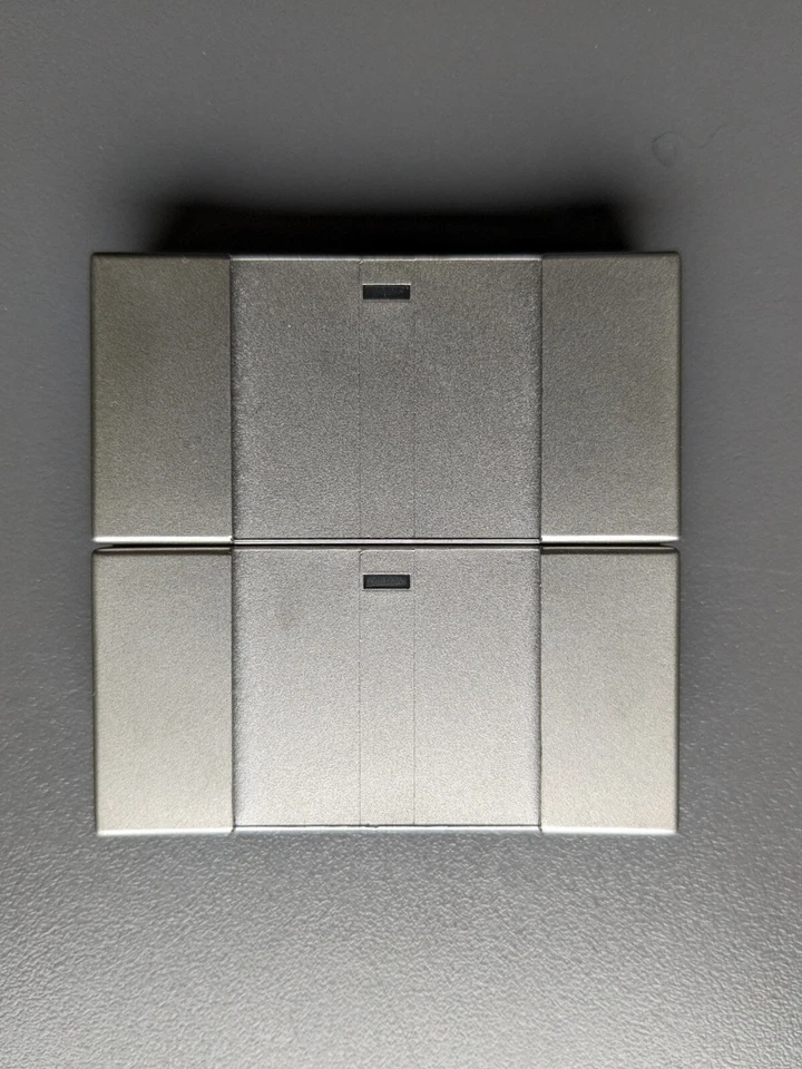 Busch-Jaeger Bedienelement 2-fach 6732-866 Pur Edelstahl Sender/Fernbedienungen - Bild 2 von 4