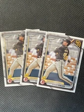 2024 Bowman Draft Base Lot (3) Ethan Salas