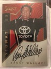 Kenny Wallace Select Signatures Autographed Red Card 6/25 — photo 1