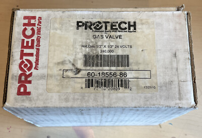 Rheem 60-18556-86 Universal Gas Valve, NG, 1/2'' x 3/4'', 24V, HSI/DSI, 1 Stage