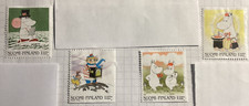 Timbres  de Finlande N°1382 à 1385 oblitéré 1998