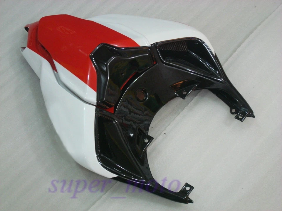 Carenado trasero de plástico para Ducati 848 1098 1198 rojo blanco negro Foto 2 de 2