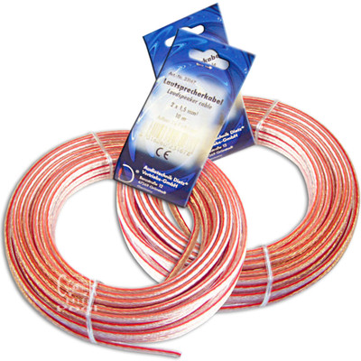 2 Dietz 23167 2x 10 Meter  Lautsprecher Kabel Lautsprecherkabel