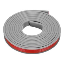 U-Shape Edge Banding, 9.8Ft x 16mm TPE Self-Adhesive Veneer Edging Grey