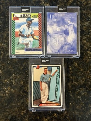 Topps Project 2020 LOT - Mariano Rivera #41,  FrankThomas #44, Ted Williams 146#