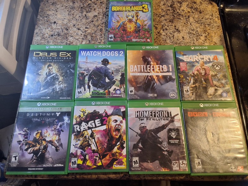 9 Game lot for XBOX ONE