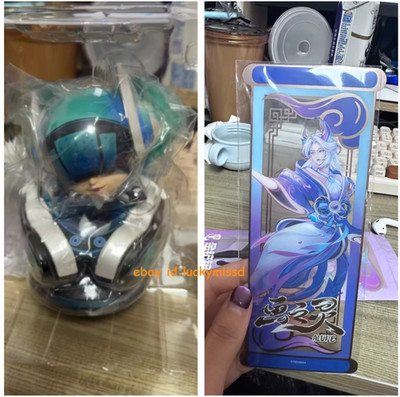 League Of Legends DJ Sona Kinetic Figure Led Maven of the Strings +a bookmark