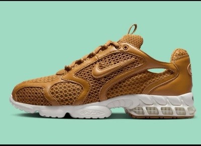 Nike Air Zoom Spiridon Cage 2 Wheat White Sail Running Shoe HQ3552-799 Men s 9.5