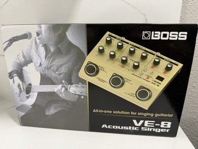 Boss VE-8 Acoustic Singer Effects Processor Pedal Excellent Used Condition