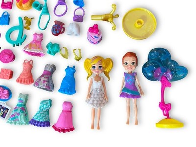 Polly Pocket Fash-Tastic BDay Pack Fashion Accessories & Dolls | eBay