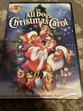 All Dogs Christmas Carol (DVD, 1998) New Sealed Animated Direct To Video Sequel