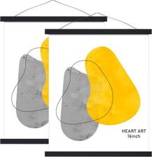 ART Magnetic Poster Hanger Frame,16x20,16x24,16x22 Poster Frame Wood Wooden Magn