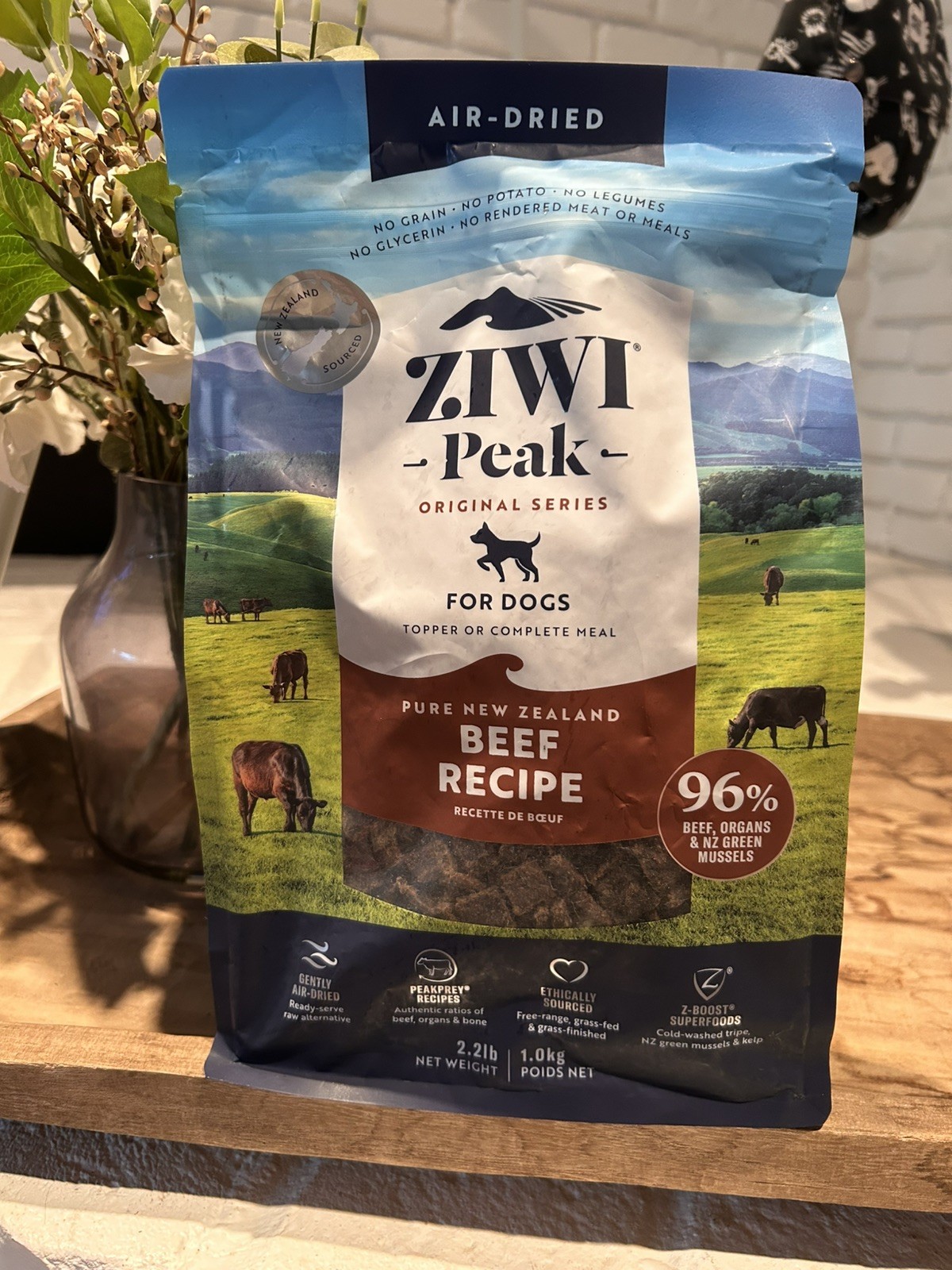 Pure New Zealand Beef Recipe Grainfree 2.2lb Bag