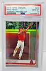2019 Topps Chrome REFRACTOR - MIKE TROUT Baseball Card PSA 10 GEM MINT