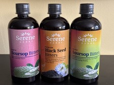 Serene Herbs Soursop Bitters  Black Seed Bitter Soursop Bitters Berries Flavor