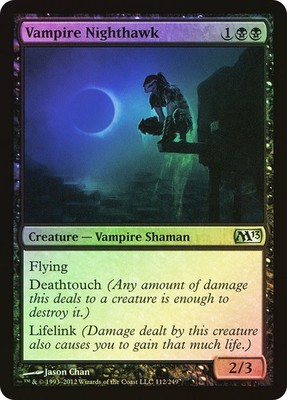 MTG FOIL Vampire Nighthawk  - Magic 2013 #112