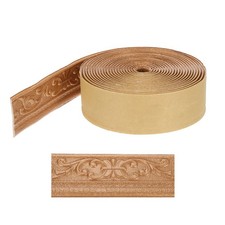 3D Wall Edging Self-Adhesive 362"x3.1" Peel Stick Molding Trim Copper