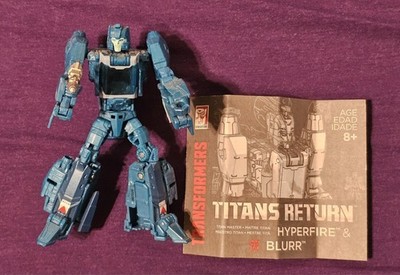 Hasbro Transformers Generations Titans Return Deluxe Blurr & Hyperfire complete