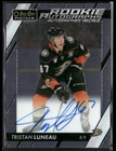 2024-25 O.P.C. Platinum Rookie Autographs Tristan Luneau Anaheim