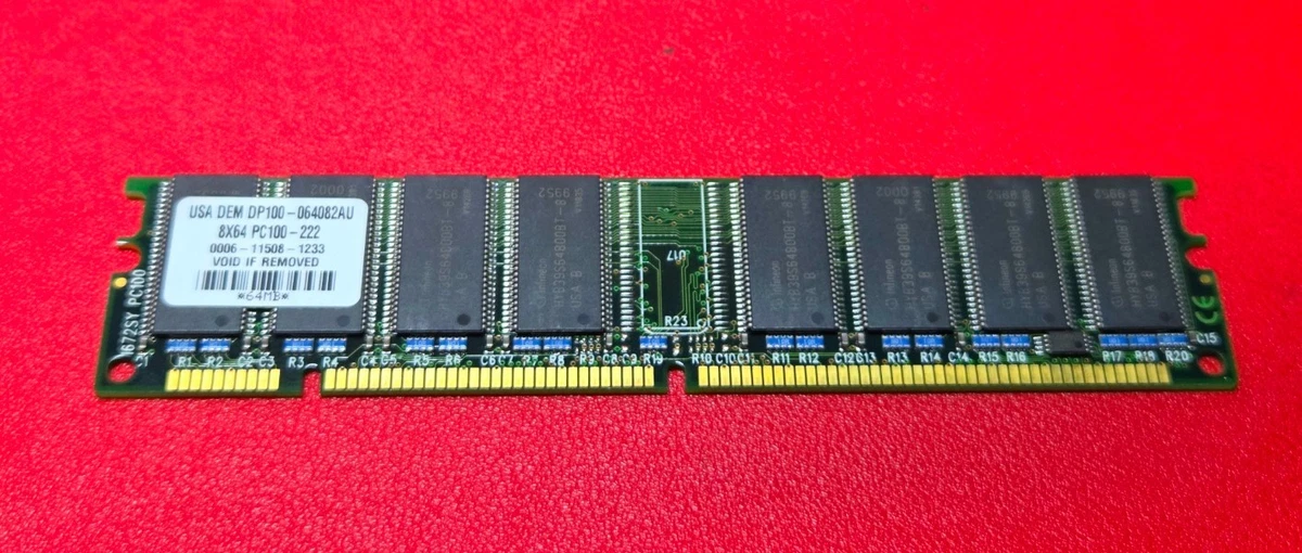 Infineon Computer RAM 64 MB Capacity per Module 1 Modules for sale