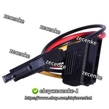 6" SATA Power 15-pin Male Female Extension Cable Extra Length for HDD SSD