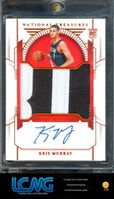 2023-24 Panini National Treasures #102 Kris Murray Rookie Patch Autographs #/75