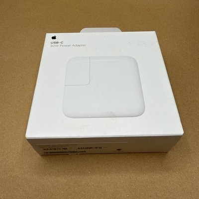 Apple 30W USB-C Power Adapter MW2G3AM/A Fast Charging For Macbook  iPad, iPhone