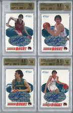 LOT (4) ANDREW BOGUT 2005 SAGE ROOKIE AUTO BGS 10 PRISTINE 9.5 GEM #/50 RC UTAH