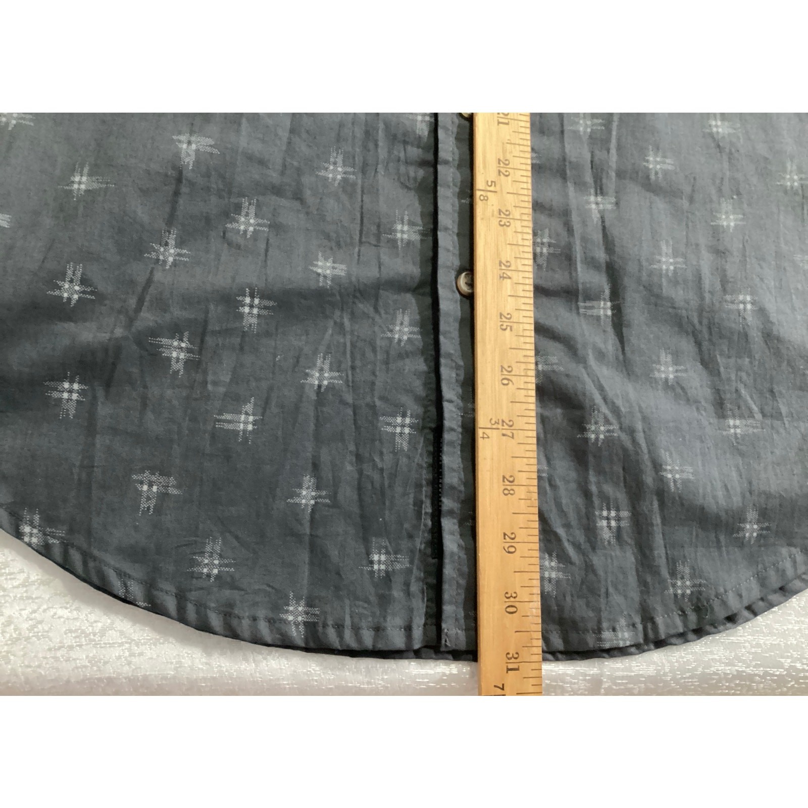 RCVA gray, long-sleeved button-down, buttoned cuf… - image 4